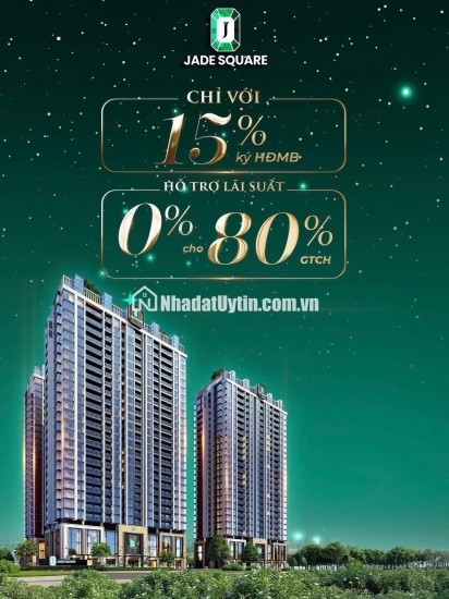 Jade Square – Căn hộ cao cấp Tây Hồ Tây – Từ 100Tr/m² – CK tới 9%