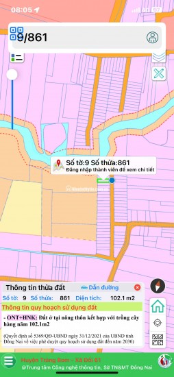 Lô đất đẹp xã An Viễn, Đồng Nai – sổ riêng – giá 850 triệu!