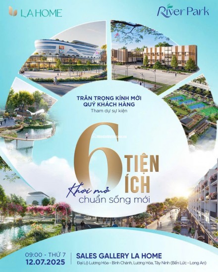 BỨT PHÁ GIÁ TRỊ – NHÀ PHỐ LIỀN KỀ CHỈ TỪ 3,33 TỶ! RIVER PARK – LA HOME | Cửa ngõ TP.HCM