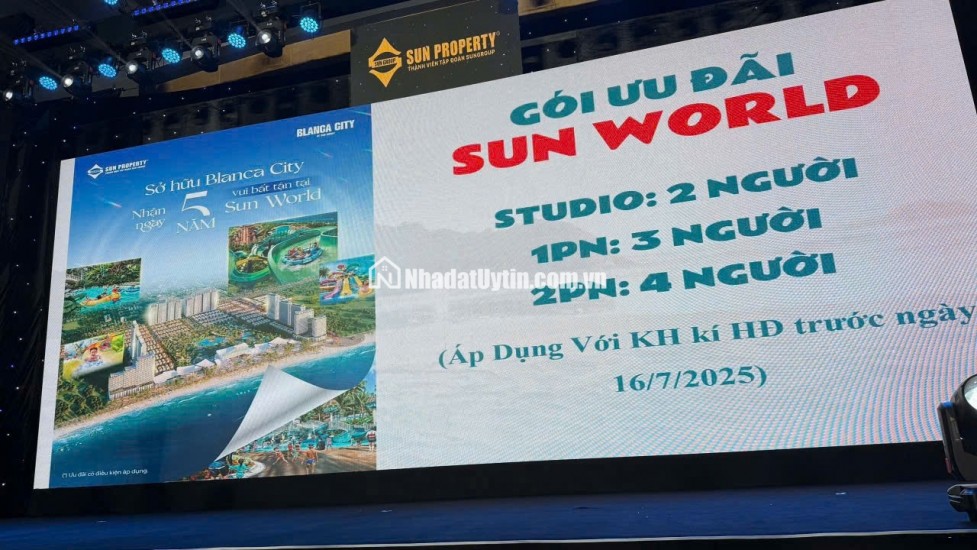 BLANCA CITY  - SỞ HỮU CĂN HỘ VIEW BIỂN SUNWORLD FULL NỘI THẤT