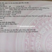 Cần bán đất đường Cửa Đại, phường Cẩm Châu, TP Hội An, Quảng Nam