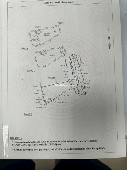 Bán Nhà Mặt Tiền 75F Đặng Dung P Tân Định, quận 1.