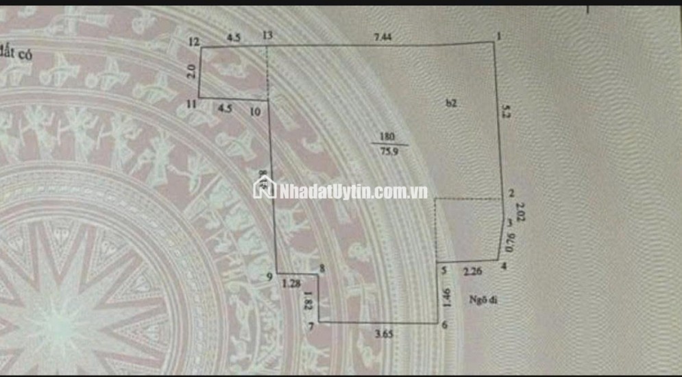 Bán nhà riêng ngõ 26 Cự Lộc Thanh Xuân 76m2x 3 tầng giá 12 tỷ thoả thuận nhẹ