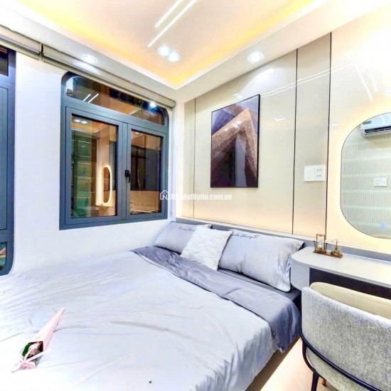Nhà Quận 3- hẻm xe tải Nguyễn Thiện Thuật- Ngang hơn 3m- 4 tầng Full nội thất: 5 tỷ hơn. 0933910039