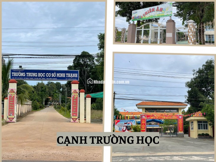 Đất Minh Thạnh Dầu Tiếng liền kề dân cư.