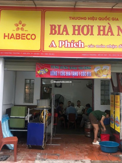 Cần cho thuê  ghép bán hàng ăn sáng và ăn trưa số 7 Khương Thượng Đống Đa Hà Nội