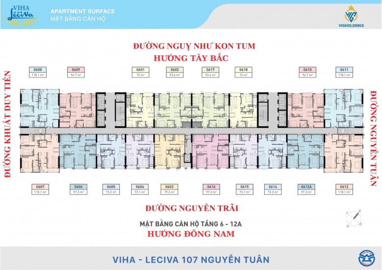 Dự án Chung cư Cao cấp Viha Leciva 107 Nguyễn Tuân