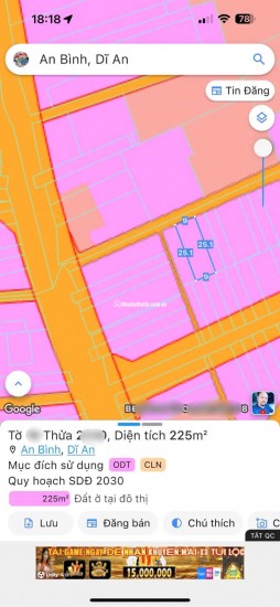 BĐS rộng đẹp, dòng tiền ~4% (300 triệu/năm) (20 p.Trọ + 2 Kiot) 225m2, 1 xẹt NTPhương, An Bình, 1p vô Thủ Đức