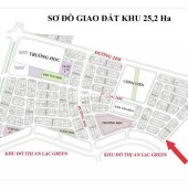 Bán lô đất hoa hậu hàng hiếm khu dịch vụ Vân Canh 25,2 ha