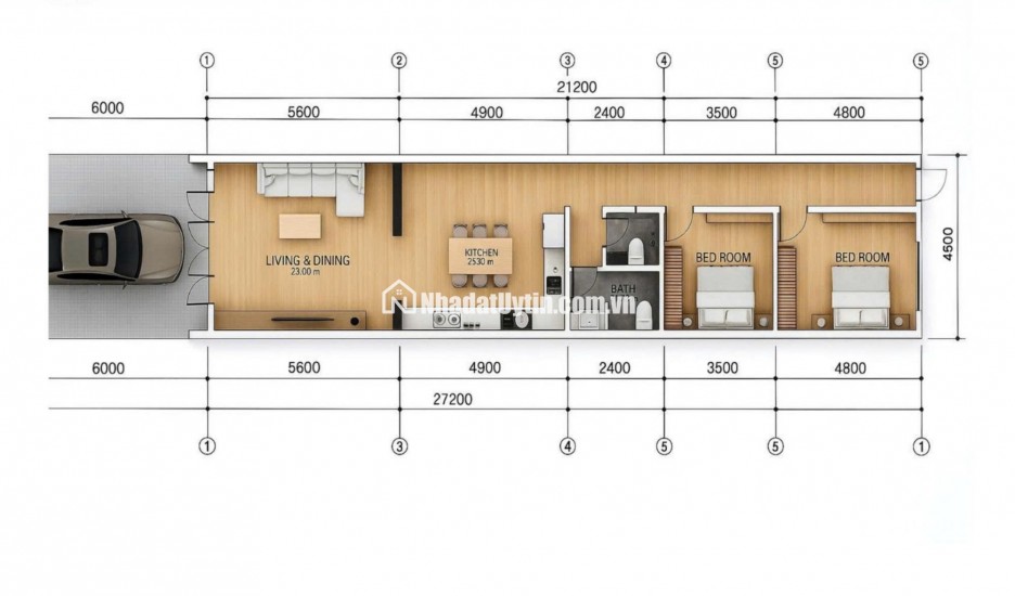Nhà phố gần KCN Phước Đông chỉ 290TR nhận nhà ở ngay