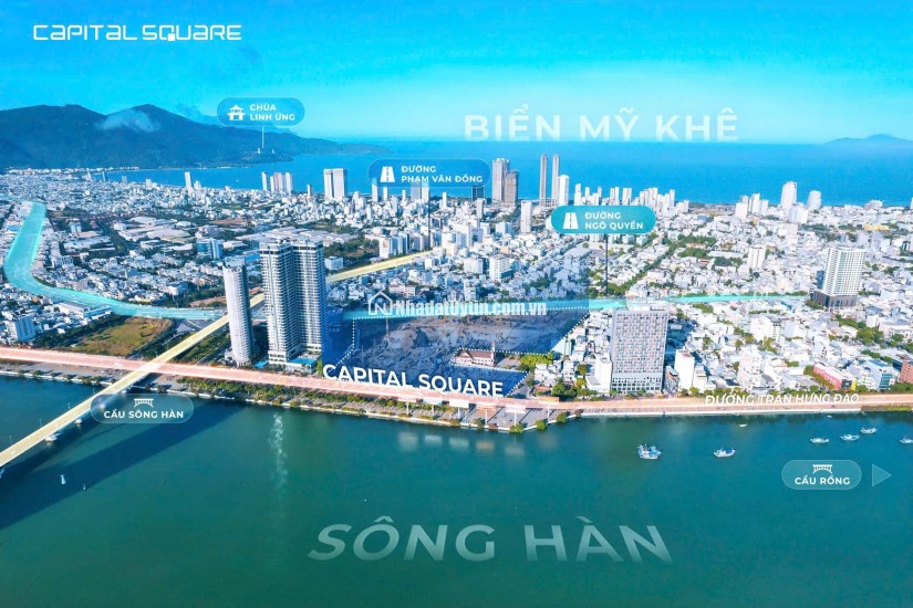 Hơn 3 tỷ có ngay căn hộ view Sông Hàn, ra Mỹ Khê 1km, có ht Vay NH 70%, miễn lãi 24 tháng