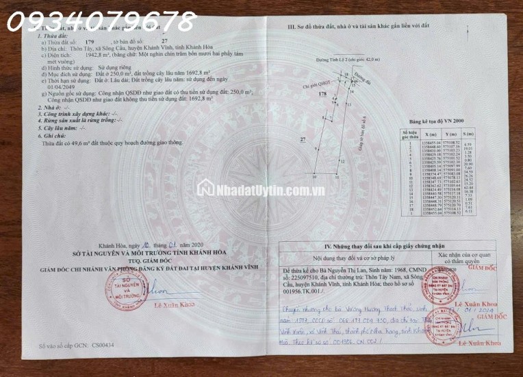 Nhà vườn Sông Cầu Khánh Vĩnh cần bán