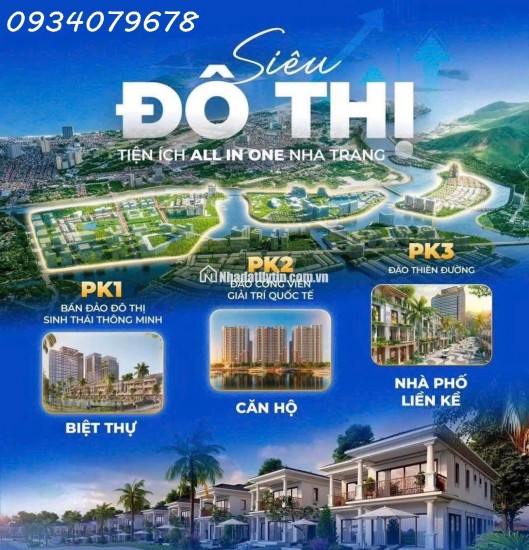 BÁN NHÀ LIỀN KỀ KHU ĐÔ THỊ HỖN HỢP SUNGROUP KHÁNH HÒA