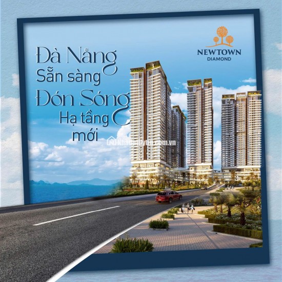NEWTOWN DIAMOND – TÒA SAPPHIRE: Mở bán căn hộ mặt biển view sân golf giá chỉ 52tr/m2
