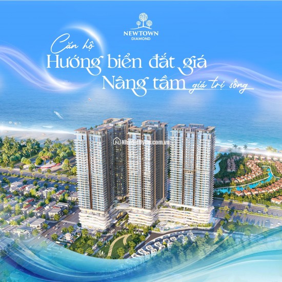 NEWTOWN DIAMOND – TÒA SAPPHIRE: Mở bán căn hộ mặt biển view sân golf giá chỉ 52tr/m2