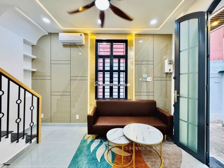  BÁN NHÀ SÁT MT GẦN NGÃ TƯ PHÚ NHUẬN, 4 TẦNG, 19M2 (4X5) 3PN 4WC - 4.85 TỶ