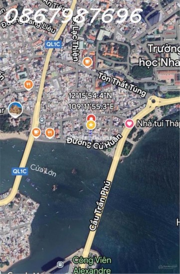 Bán nhà 2 tầng hẻm xe máy, cách bờ kè Cù Huân 70m – P. Bắc Nha Trang, giá chỉ 3,3 tỷ