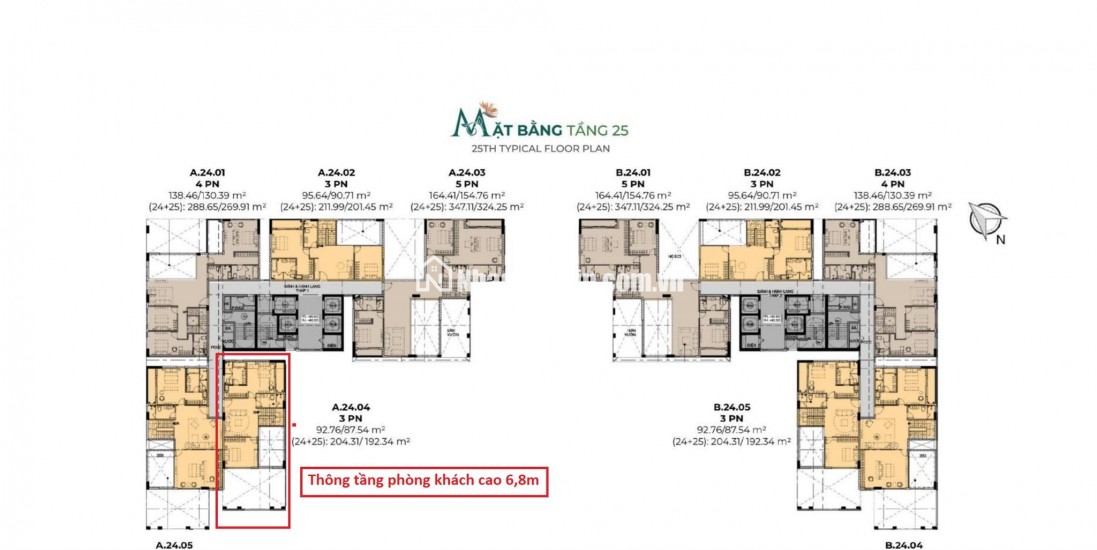 Bán Penhouse mặt tiền Nguyễn Hữu Thọ suất nhà báo, giá HĐ gốc có VAT 15,5 tỉ