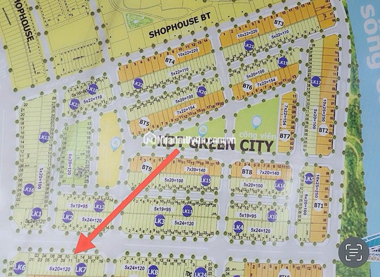  HÀNG HIẾM GIÁ TỐT – TRỤC 27M THÔNG THẲNG RA BIỂN LK7
KHU ĐÔ THỊ GREEN CITY 