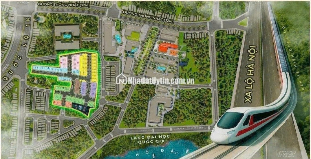 Bcons Uni Valley khu nhà phố compound cao cấp liền kề Metro, Làng ĐH Thủ Đức, với 20% - 1.4 tỷ nhận nhà nhận sổ