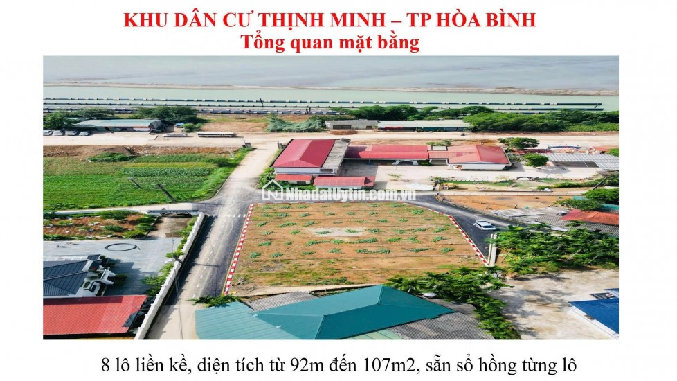 ĐẤT NỀN 2 MẶT TIỀN – VIEW SÔNG ĐÀ CỰC HIẾM TẠI TRUNG TÂM TP. HÒA BÌNH!