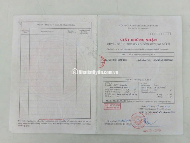 Nhà Q7 66m2 Giá 3.680 tỷ. Ngay Cầu Kênh Tẻ