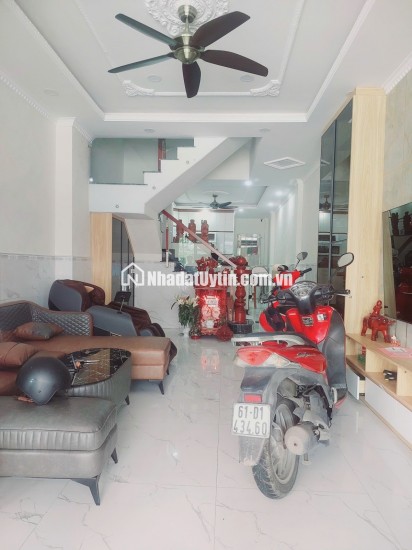 BÁN NHÀ MẶT TIỀN NGUYỄN THỊ KHẮP – 1 TRỆT 2 LẦU – DĨ AN BÌNH DƯƠNG – GIÁ 7.2 TỶ