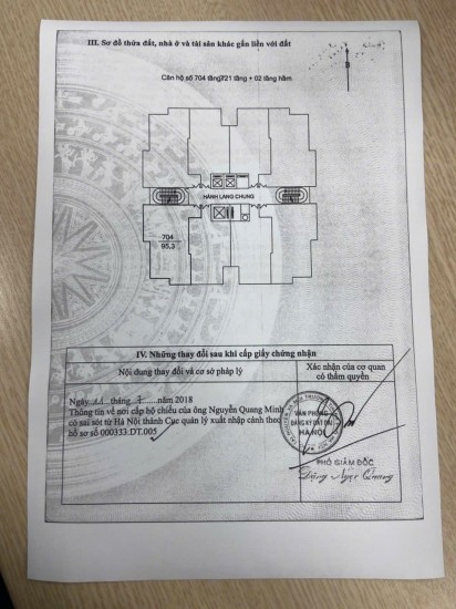 Bán căn 96m² Chung cư 789 Bộ Quốc Phòng – dân trí cao, tiện ích đầy đủ