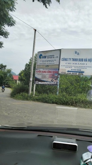 Xả lỗ lô đất Thạch Qảng, TH. Vị trí đắc địa Sát KCN, ngay đường mòn Hồ Chí Minh, Diện tích 212,4m2  full thổ cư giá 195 triệu