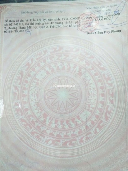 Đất MTNB 8x25 Q2 Giá 5,999 tỷ, Sổ Hồng