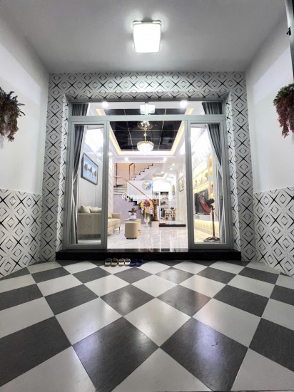 NHÀ MẶT TIỀN HẺM XE HƠI – HẺM 67 HUỲNH TẤN PHÁT, NHÀ BÈ