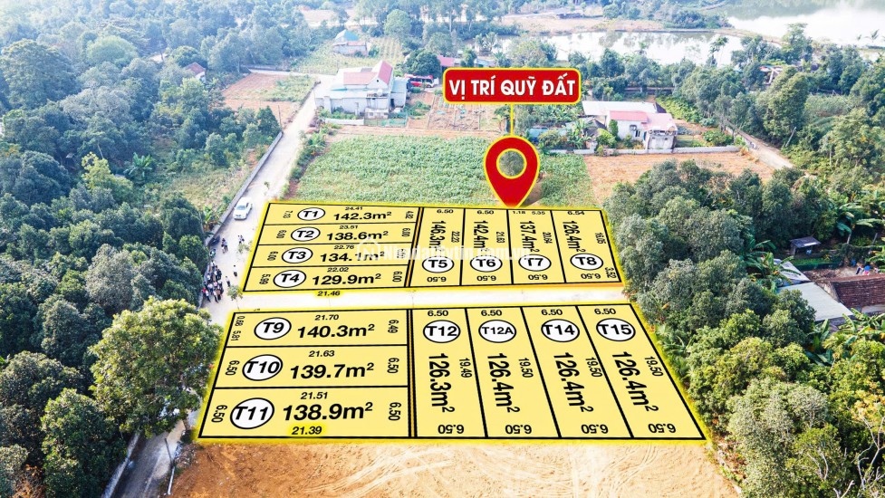  CHỈ 300TR ĐẦU TƯ ĐẤT NỀN FULL THỔ CƯ VỊ TRÍ ĐẸP - DIỆN TÍCH LÊN TỚI 146M2 - SỔ HỒNG SẴN SÀNG SANG TÊN 