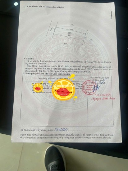 LÔ ĐẤT 98,1M FULL THỔ CƯ TẠI TÂN YÊN, TRƯỜNG YÊN, CHƯƠNG MỸ, HÀ NỘI