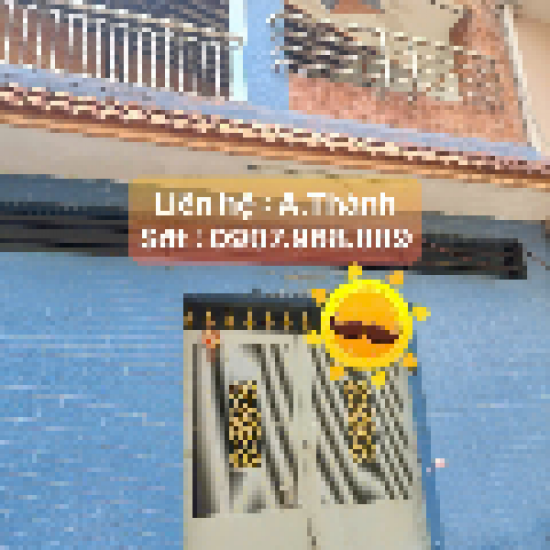 Nhà cho thuê 5m x 12m , 1 lầu , Gia Phú, Phường 3 ,Quận 6