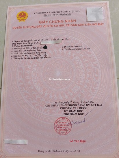 Đất nền đẹp 160m2, lý tưởng xây biệt thự phố, sổ sẵn trao tay, giá chỉ 1.35 tỷ