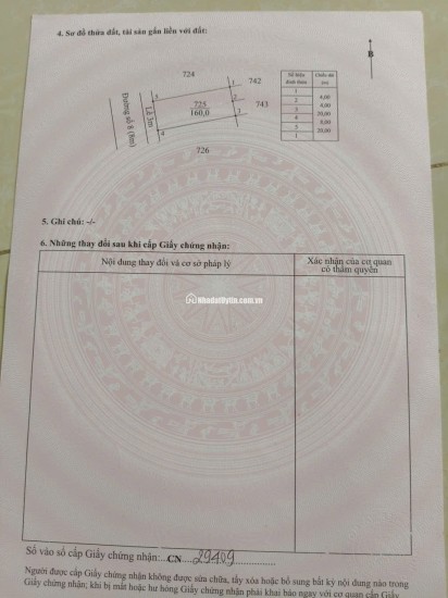 Đất nền đẹp 160m2, lý tưởng xây biệt thự phố, sổ sẵn trao tay, giá chỉ 1.35 tỷ