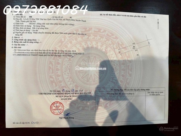 CHỦ CẦN TIỀN BÁN NHANH LÔ ĐẤT SIÊU ĐẸP SÁT KHU ĐẤU GIÁ ĐỒNG MÔ LAKE SIDE