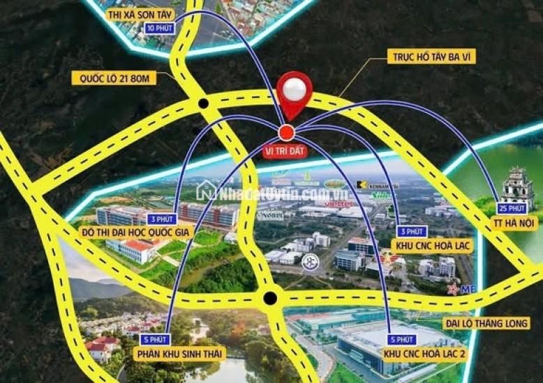 Đất Hòa Lạc giờ không còn là câu chuyện 'có nên mua không' mà là 'mua đoạn nào để còn biên'. Lô gần ĐHQG khu CNC, gần trục lớn, pháp lý rõ. Ai cần