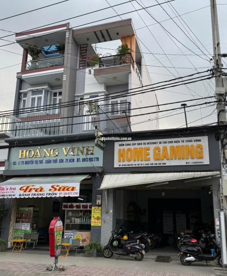 CHO THUÊ NHÀ NGUYÊN CĂN MẶT TIỀN – ĐANG KINH DOANH NET, VỊ TRÍ ĐẸP HÓC MÔN