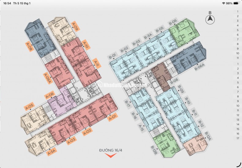Căn hộ cao cấp Hacom Tower với tầm nhìn biển và hồ điều hòa K1