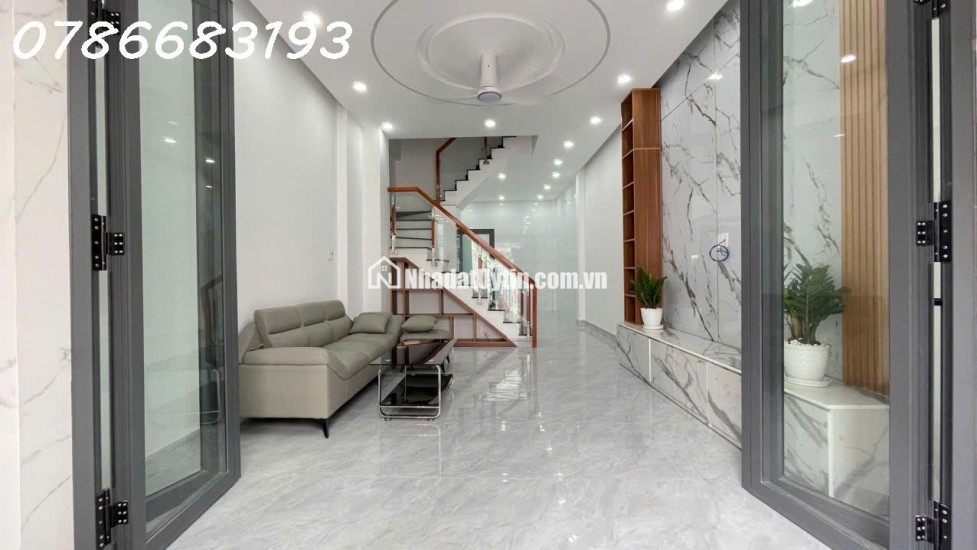 HÀNG HIẾM NHÀ  ĐẶNG CHẤT GIÁP QUẬN 1, 5 HẺM THÔNG 5M, 4PN - 3 TẦNG SỔ RIÊNG GIÁ 7.99 TỶ