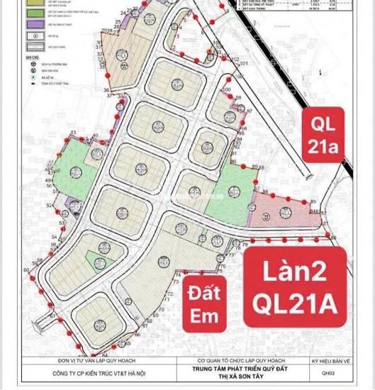 Chính chủ cần bán lô ngoại giao - trục chính rộng 10m - gần đại học QGHN, CNC,mặt đường QL21 - sẵn sổ, full thổ cư