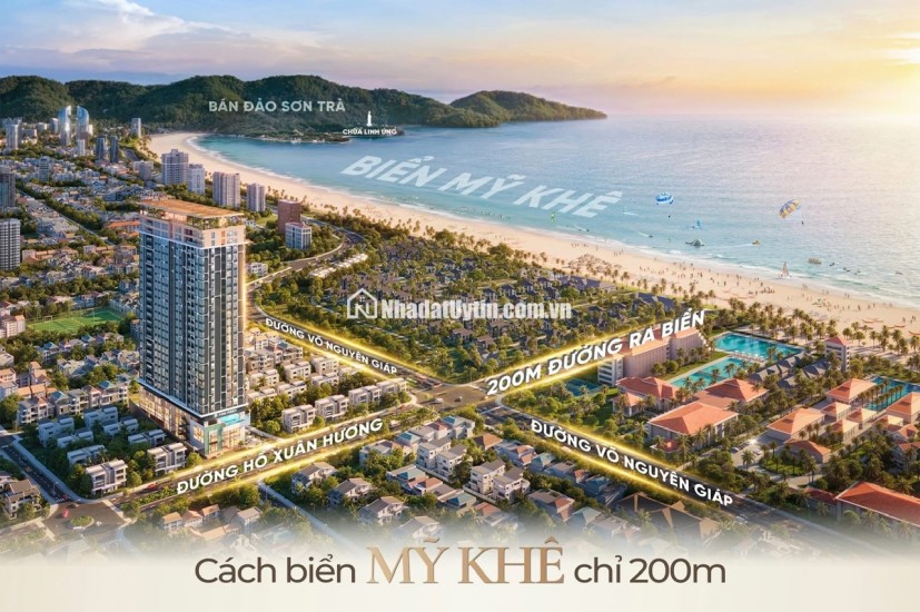 Cần bán Căn hộ cao cấp, dòng tiền 20-25 triệu/tháng, cách biển 200m, bên cạnh phố tây An Thượng