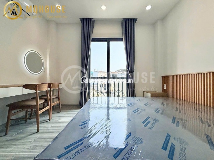 CHO THUÊ CĂN HỘ DỊCH VỤ MINI 199/57 LÊ QUANG ĐỊNH, 30M2 CHỈ 8TR/TH. LH:0346614990.