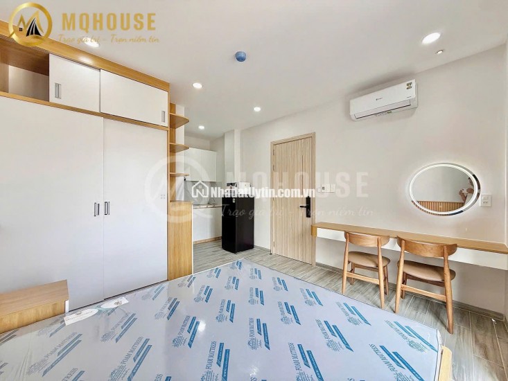 CHO THUÊ CĂN HỘ DỊCH VỤ MINI 199/57 LÊ QUANG ĐỊNH, 30M2 CHỈ 8TR/TH. LH:0346614990.