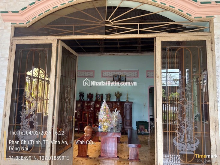 BÁN ĐẤT TẶNG NHÀ CẤP 4 TẠI ĐỒNG NAI. DT 372,1 M2. SHR. GIÁ BÁN 25XX. LH:0965156765.