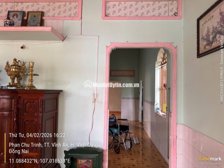 BÁN ĐẤT TẶNG NHÀ CẤP 4 TẠI ĐỒNG NAI. DT 372,1 M2. SHR. GIÁ BÁN 25XX. LH:0965156765.