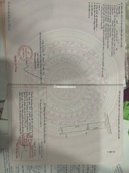 KẸT  TIỀN CẦN BÁN LÔ ĐẤT 2 MẶT TIỀN :DT 8M X 86= 688M2 CHỈ 1.6 TỶ. LH:0903198949.