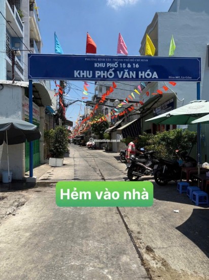 NHÀ LÒ GỐM - P5 Q6 - HẺM XE HƠI 5M. GIÁ 6 TỶ 380 TL. LH:0905828258.