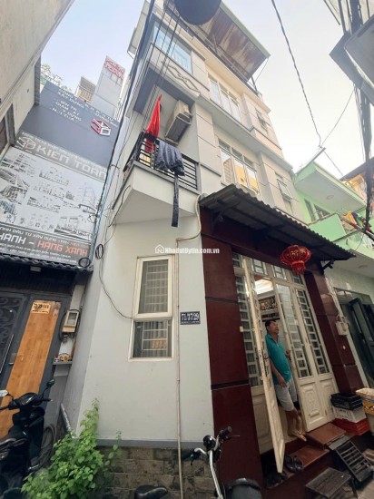 Bán nhà hẻm 4 tầng Bình Thạnh, 4PN, 40m2, sổ hồng, 7.6 tỷ - 0903821326